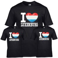 Kinder T-Shirt - I LOVE LUXEMBURG