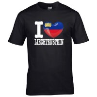 Kinder T-Shirt - I LOVE LIECHTENSTEIN