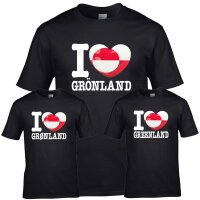 Kinder T-Shirt - I LOVE GRÖNLAND