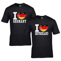 Kinder T-Shirt - I LOVE DEUTSCHLAND