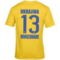 FanShirts4u Herren Fan-Shirt - UKRAJINA - S