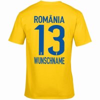 FanShirts4u Herren Fan-Shirt - ROMÂNIA - S
