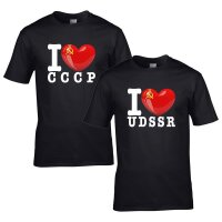 Herren T-Shirt - I LOVE UDSSR
