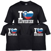 Herren T-Shirt - I LOVE SLOWENIEN