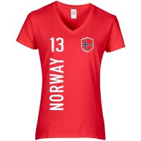 Damen Fan-Shirt - NORWAY