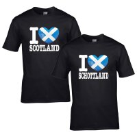 Herren T-Shirt - I LOVE SCHOTTLAND
