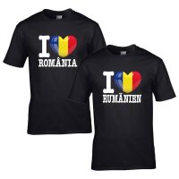 Herren T-Shirt - I LOVE RUMÄNIEN