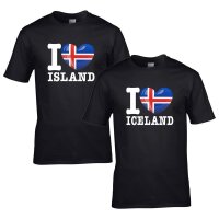 Herren T-Shirt - I LOVE ISLAND