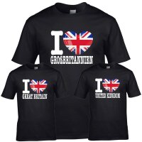 Herren T-Shirt - I LOVE GROßBRITANNIEN