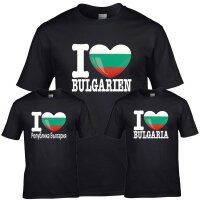 Herren T-Shirt - I LOVE BULGARIEN