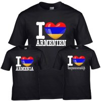 Herren T-Shirt - I LOVE ARMENIEN