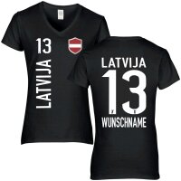 Damen Fan-Shirt - LATVIJA -