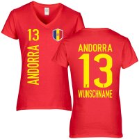 Damen Fan-Shirt - ANDORRA -
