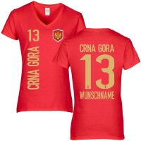 Damen Fan-Shirt - CRNA GORA -