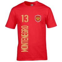 Herren Fan-Shirt - MONTENEGRO
