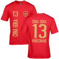 Herren Fan-Shirt - CRNA GORA