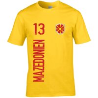 Herren Fan-Shirt - MAZEDONIEN