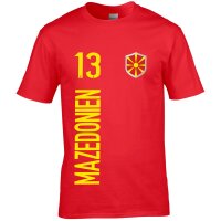 Herren Fan-Shirt - MAZEDONIEN