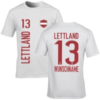 Herren Fan-Shirt - LETTLAND -