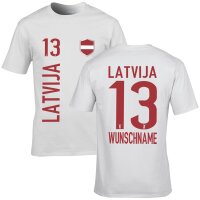 Herren Fan-Shirt - LATVIJA -