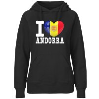Damen Hoodie - I LOVE ANDORRA