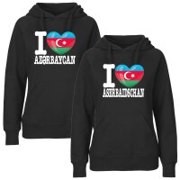 Damen Hoodie - I LOVE ASERBAIDSCHAN