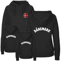 Damen Hoodie - DÄNEMARK - mit Wappen
