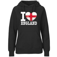 Damen Hoodie - I LOVE ENGLAND