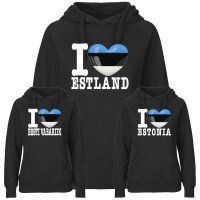 Damen Hoodie - I LOVE ESTLAND