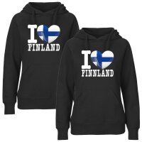 Damen Hoodie - I LOVE FINNLAND