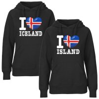 Damen Hoodie - I LOVE ISLAND
