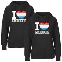 Damen Hoodie - I LOVE LUXEMBURG