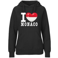 Damen Hoodie - I LOVE MONACO