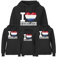 Damen Hoodie - I LOVE NIEDERLANDE