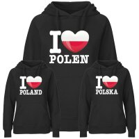 Damen Hoodie - I LOVE POLEN