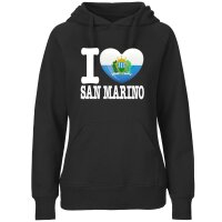 Damen Hoodie - I LOVE SAN MARINO