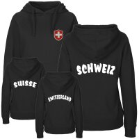 Damen Hoodie - SCHWEIZ - mit Wappen