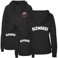 Damen Hoodie - SLOWAKEI - mit Wappen