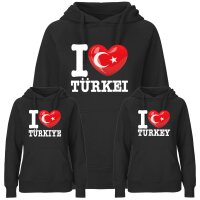Damen Hoodie - I LOVE TÜRKEI