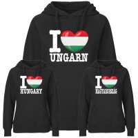 Damen Hoodie - I LOVE UNGARN