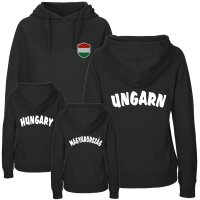 Damen Hoodie - UNGARN - mit Wappen