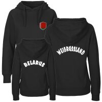 Damen Hoodie - WEIßRUSSLAND - mit Wappen