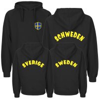 Herren Hoodie - SCHWEDEN - mit Wappen