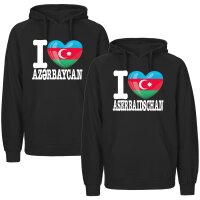 Herren Hoodie - I LOVE ASERBAIDSCHAN