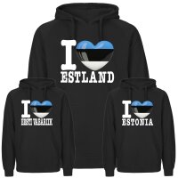 Herren Hoodie - I LOVE ESTLAND