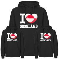 Herren Hoodie - I LOVE GRÖNLAND