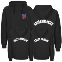 Herren Hoodie - GROßBRITANNIEN - mit Wappen