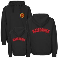 Herren Hoodie - MAZEDONIEN - mit Wappen
