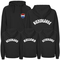 Herren Hoodie - NIEDERLANDE - mit Wappen