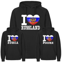 Herren Hoodie - I LOVE RUSSLAND ADLER